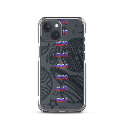 Phiv3zWRLD Galaxy Clear Case for iPhone®