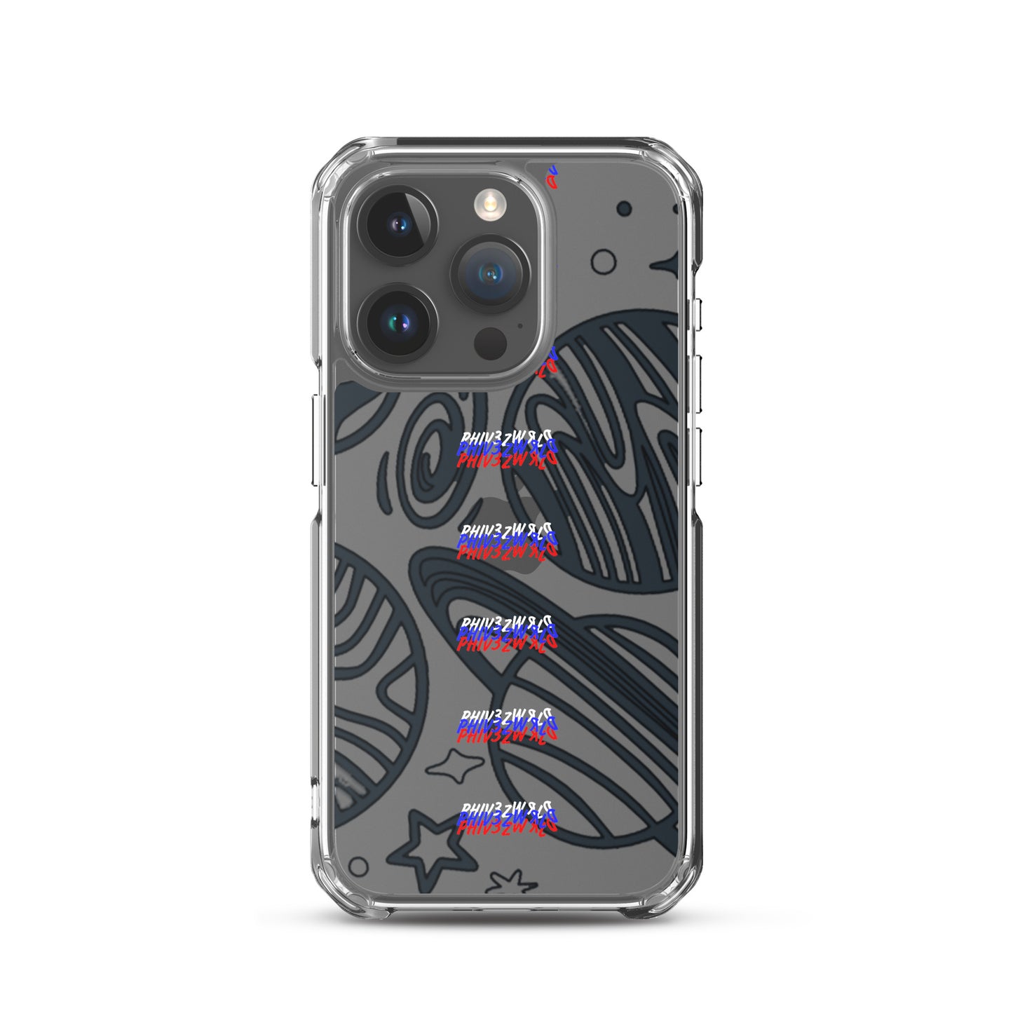 Phiv3zWRLD Galaxy Clear Case for iPhone®