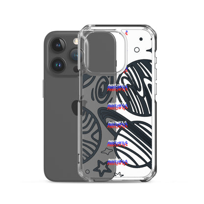 Phiv3zWRLD Galaxy Clear Case for iPhone®