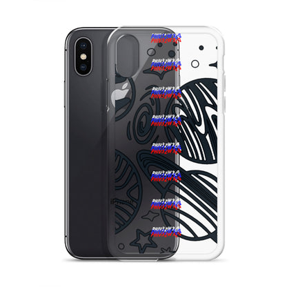 Phiv3zWRLD Galaxy Clear Case for iPhone®