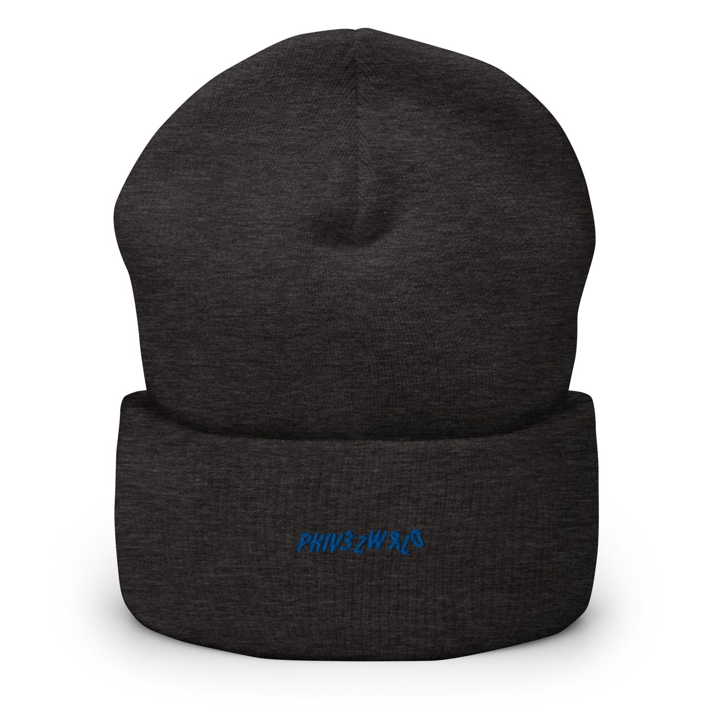 Blue Phivezwrld Cuffed Beanie