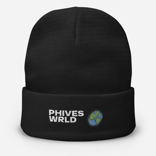 PhivesWrld Embroidered Beanie