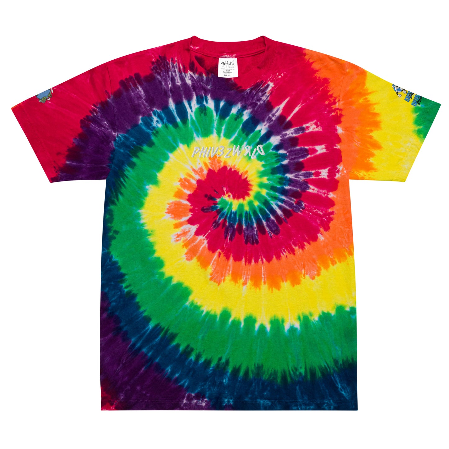 Phiv3zWRLD Oversized tie-dye t-shirt