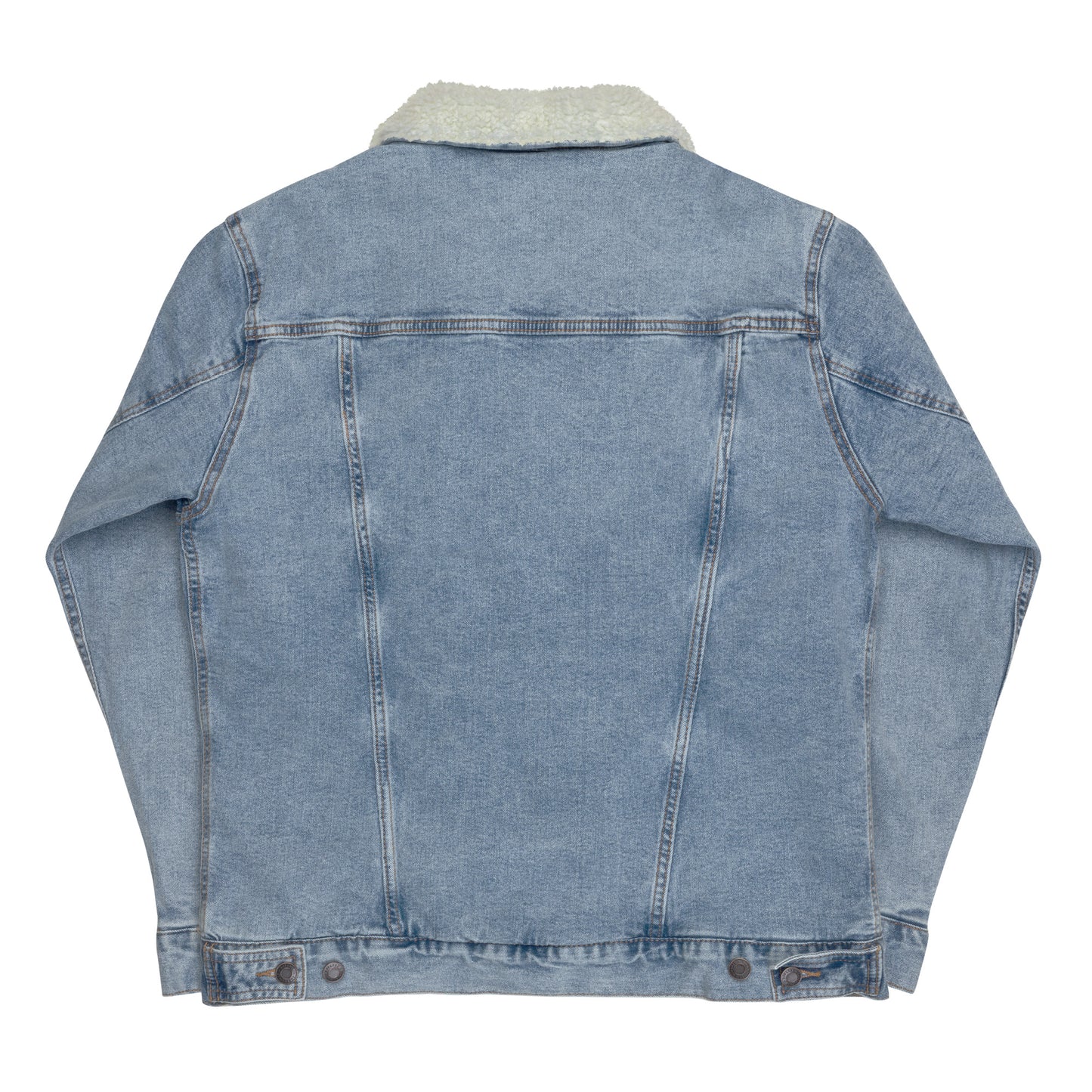 Unisex Phiv3zWrld denim sherpa jacket